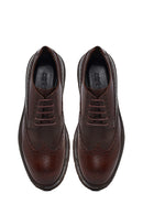 Men's Brown Lace Up Leather Casual Shoes | Derimod Men's Brown Lace Up Leather Casual Shoes | Derimod