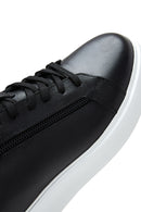 Erkek Siyah Deri Sneaker | Derimod Erkek Siyah Deri Sneaker | Derimod