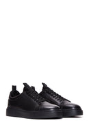 Erkek Siyah Deri Sneaker | Derimod Erkek Siyah Deri Sneaker | Derimod