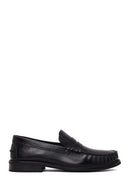 Erkek Siyah Deri Casual Loafer | Derimod Erkek Siyah Deri Casual Loafer | Derimod