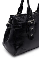 Woman Black Long-Strap Casual Shoulder Bag | Derimod Woman Black Long-Strap Casual Shoulder Bag | Derimod