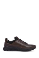 Men's Brown Lace-Up Leather Casual Sneaker | Derimod Men's Brown Lace-Up Leather Casual Sneaker | Derimod