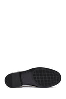 Women's Black Stone Detailed Leather Masculine Loafer | Derimod Women's Black Stone Detailed Leather Masculine Loafer | Derimod