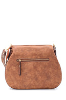 Women's Nubuck Strap Detailed Crossbody Bag | Derimod Women's Nubuck Strap Detailed Crossbody Bag | Derimod