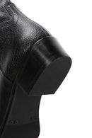 Women's Black Leather Cowboy Boots | Derimod Women's Black Leather Cowboy Boots | Derimod