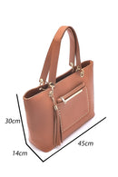 Women's Bead Detailed Shoulder Bag | Derimod Women's Bead Detailed Shoulder Bag | Derimod