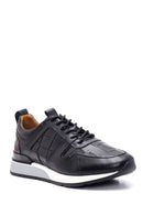 Men's Leather Patterned Sneaker | Derimod Men's Leather Patterned Sneaker | Derimod