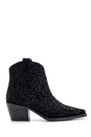Women's Suede Leather Heeled Boots | Derimod Women's Suede Leather Heeled Boots | Derimod
