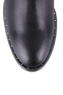 Women's Leather Boots with Stud Detail | Derimod Women's Leather Boots with Stud Detail | Derimod
