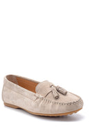 Women's Suede Tassel Detailed Loafer | Derimod Women's Suede Tassel Detailed Loafer | Derimod
