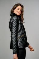 Belinda Women's Leather Jacket | Derimod Belinda Women's Leather Jacket | Derimod