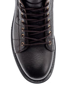 Men's Zippered Leather Boots | Derimod Men's Zippered Leather Boots | Derimod