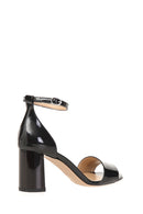 Patent Leather Women's Heeled Sandals | Derimod Patent Leather Women's Heeled Sandals | Derimod