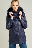 Adora Women's Leather Jacket | Derimod Adora Women's Leather Jacket | Derimod