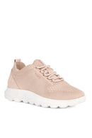 Geox Women's Beige Spherica Sneaker | Derimod Geox Women's Beige Spherica Sneaker | Derimod
