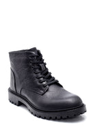Men's Leather Zippered Boots | Derimod Men's Leather Zippered Boots | Derimod