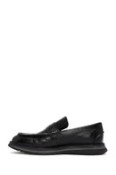 Men's Black Leather Casual Loafer | Derimod Men's Black Leather Casual Loafer | Derimod
