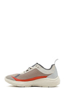 Kadın Bej Bağcıklı Kalın Tabanlı Sneaker | Derimod Kadın Bej Bağcıklı Kalın Tabanlı Sneaker | Derimod