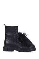 Women's Hairy Leather Boots | Derimod Women's Hairy Leather Boots | Derimod