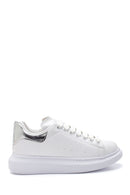 Women's White Thick Soled Sneaker | Derimod Women's White Thick Soled Sneaker | Derimod