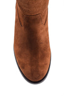 Women's Suede Leather Boots | Derimod Women's Suede Leather Boots | Derimod