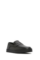 Erkek Siyah Deri Casual Loafer | Derimod Erkek Siyah Deri Casual Loafer | Derimod