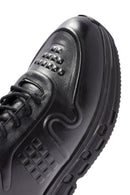 Erkek Siyah Bağcıklı Deri Sneaker | Derimod Erkek Siyah Bağcıklı Deri Sneaker | Derimod