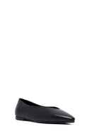 Woman Black Leather Babet | Derimod Woman Black Leather Babet | Derimod
