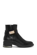 Women's Black Zippered Buckle Detailed Boots | Derimod Women's Black Zippered Buckle Detailed Boots | Derimod