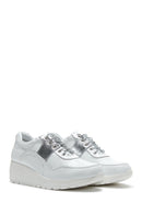 Women's Leather High Sole Sneaker | Derimod Women's Leather High Sole Sneaker | Derimod