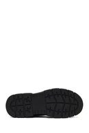 Men's Black Lace-Up Zipper Nubuck Leather Casual Boot | Derimod Men's Black Lace-Up Zipper Nubuck Leather Casual Boot | Derimod