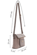Women's Mink Shoulder Bag | Derimod Women's Mink Shoulder Bag | Derimod
