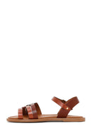 Women's Brown Leather Bodrum Sandals | Derimod Women's Brown Leather Bodrum Sandals | Derimod