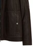 Costa Men's Brown Leather Jacket | Derimod Costa Men's Brown Leather Jacket | Derimod