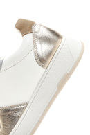 Women's Gold Leather Sneaker | Derimod Women's Gold Leather Sneaker | Derimod