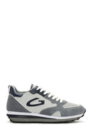Alberto Guardiani Men's Gray Black Wen Thick Soled Sneaker | Derimod Alberto Guardiani Men's Gray Black Wen Thick Soled Sneaker | Derimod