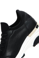 Kadın Siyah Dolgu Topuklu Sneaker | Derimod Kadın Siyah Dolgu Topuklu Sneaker | Derimod