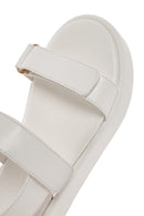 Women's White Thick Soled Sandals | Derimod Women's White Thick Soled Sandals | Derimod