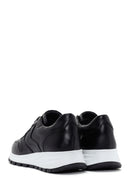 Women's Black Thick Soled Leather Sneaker | Derimod Women's Black Thick Soled Leather Sneaker | Derimod