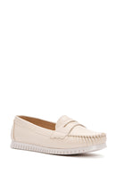 Kadın Bej Loafer | Derimod Kadın Bej Loafer | Derimod