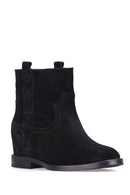 Wedge Heeled Women's Suede Boots | Derimod Wedge Heeled Women's Suede Boots | Derimod