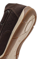 Men's Brown Lace-Up Nubuck Leather Casual Shoes | Derimod Men's Brown Lace-Up Nubuck Leather Casual Shoes | Derimod