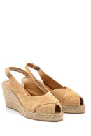 Women's Suede Wedge Heeled Shoes | Derimod Women's Suede Wedge Heeled Shoes | Derimod