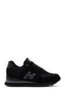 Hammer Jack Women's Black-Smoked Nubuck Leather Peru G Sneaker | Derimod Hammer Jack Women's Black-Smoked Nubuck Leather Peru G Sneaker | Derimod