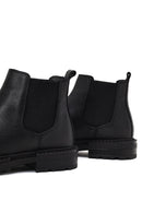 Men's Black Leather Chelsea Boot | Derimod Men's Black Leather Chelsea Boot | Derimod