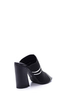 Women's Knitted Heeled Slippers | Derimod Women's Knitted Heeled Slippers | Derimod