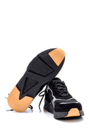 Erkek Süet Detaylı Deri Sneaker | Derimod Erkek Süet Detaylı Deri Sneaker | Derimod