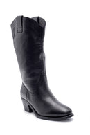 Women's Leather Heeled Boots | Derimod Women's Leather Heeled Boots | Derimod