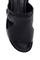 Men's Leather Printed Slippers | Derimod Men's Leather Printed Slippers | Derimod