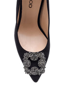 Women's Stone Suede Leather Stiletto | Derimod Women's Stone Suede Leather Stiletto | Derimod